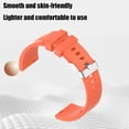 thumbnail image 4 of Lunxisen 2 Pcs Quick Release Silicone Watch Band Replacement Strap for Daily Wear Comfortable Durable Sport Fitness Activity Accessory(20mm), 4 of 7