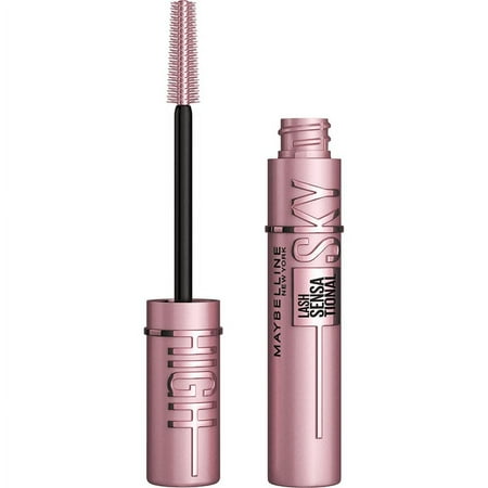 Maybelline Sky High Volumizing, Buildable, Lengthening Mascara Makeup, Defining, Curling, Multiplying, Washable Blackest Black, 0.2 fl oz