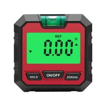 Clearance! Digital Angle Finder Level Angle Gauge Meter Magnetic Electronic Level Angle Finder Tool Protractor,with Bubble Level and Magnetic Base,for Construction, Woodworking and Machinery B