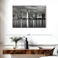 thumbnail image 3 of Elephant Stock Cloudy Day San Diego Wall Art - Horizontal Canvas Wall Art - Living Room Wall Decor - City Canvas - Black And Gray Decor - 36" x 24", 3 of 8
