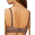 thumbnail image 3 of Paramour by Felina | Gorgeous Cushion Comfort Bra w/ Multi-way Straps , Women's Plus Size Lingerie (Mink, 42C), 3 of 3