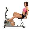 Marcy ME709 Recumbent Magnetic Exercise Bike Cycling Home Gym Equipment