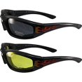 thumbnail image 1 of Birdz 2 Pares Gafas Oriole Acolchado Motocicleta Montando Sung Birdz Birdz, 1 of 2
