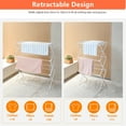 thumbnail image 3 of Expandable Laundry Clothes Drying Rack, Laundry Drying Rack Clothing Air Dryer Towel Rack for Indoor Outdoor, White, 3 of 8