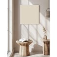 thumbnail image 5 of Wall Art Prints, Ivory White Framed Canvas Prints for Bedroom Living Room Bathroom Office, Modern Pure Ivory White Gallery Wrap Wall Art Poster for Gifts Home Decor 12"x12", 5 of 9