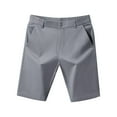 thumbnail image 1 of PEASKJP Mens Summer Shorts Quick Dry Lightweight Gym Shorts with Pockets,Gray 32, 1 of 2
