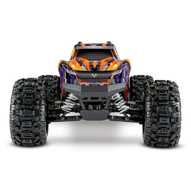 Traxxas 90076-4-Orng Remote Control Vehicle Hoss 4X4 Vxl Monster Truck  Ready-To-Race ® 1/10 Scale 20.24 Inch Length X 13.10 Inch Width X 8.34 Inch  Height X 11.62 Inch Wheelbase X 2.75 Inch Ground 