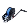 thumbnail image 3 of 3200lbs Small Hand Winch Alloy Steel Strong Traction 2 Way Ratchet Anti Slip Handle Trailer Winch for Industry, 3 of 5