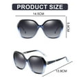 thumbnail image 2 of Gafas de sol polarizadas degradadas de alta gama, gafas de sol de moda, hechas de PC y metal., 2 of 5