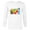 White, variant on Disney and Pixar's WALL-E & EVE Christmas Holiday Celebrate - Long Sleeve T-Shirt for Men – Customized-White