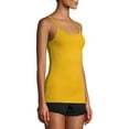 thumbnail image 4 of No Boundaries Scoop Neck Spaghetti Straps Ribbed Cami (Juniors or Women's) 1 Pack, 4 of 6