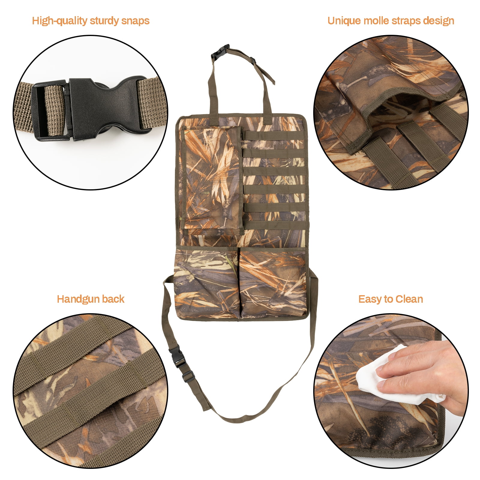 AUTOXBERT 2-Pack Vehicle Seat Back Storage Bag Organizer for Cars SUV Pickup Truck
