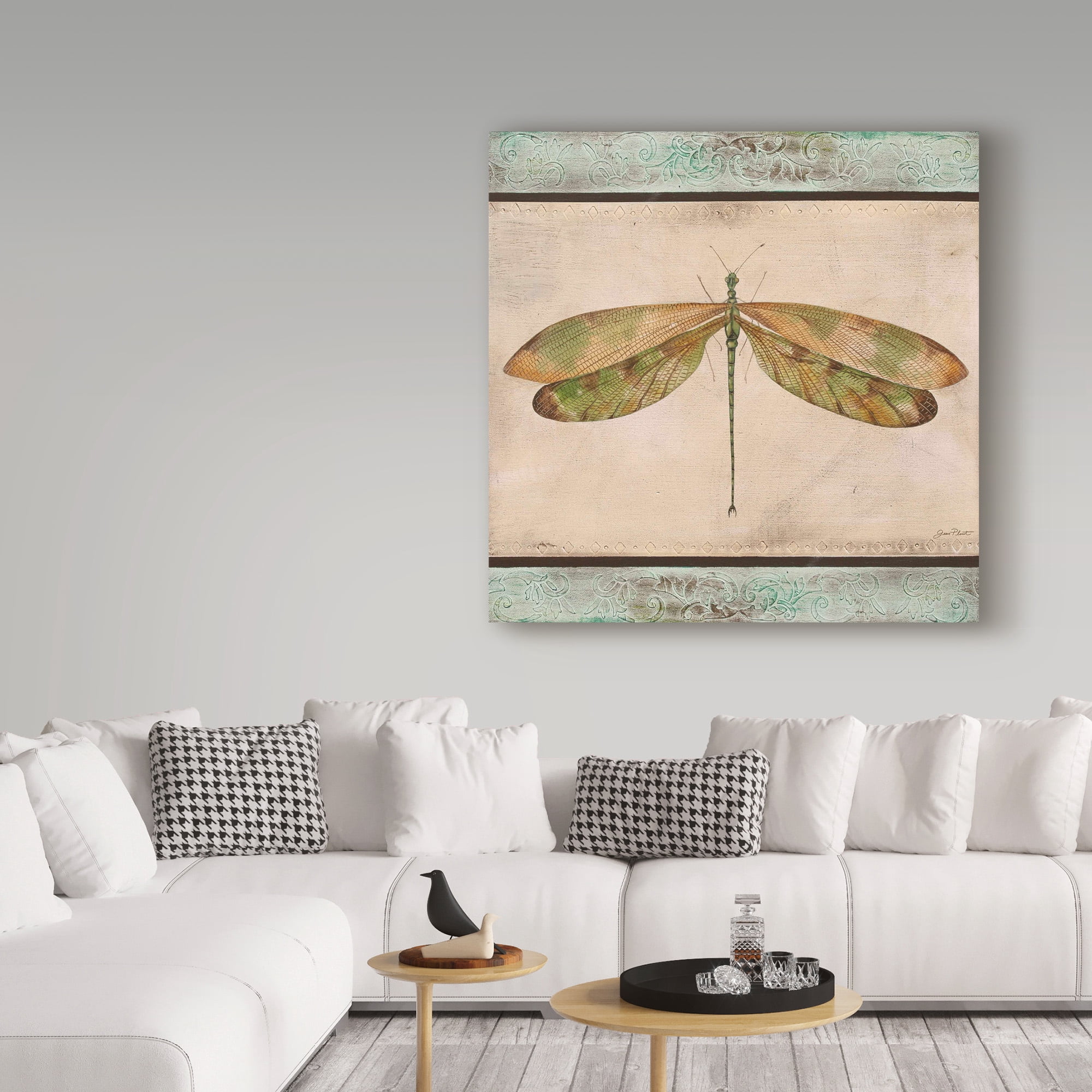 Trademark Fine Art 'Dragonfly Tapestry' Canvas Art by Jean Plout