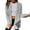 Gray, variant on Chunky Cardigan Sweaters for Women, Women's Dough Pocket Open Front Cardigan Medium Length Knit Cardigan Coat Long Cardigan Sweaters for Women, Chunky Cardigan for Women Grey L
