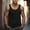 Black, variant on Vivianyo HD Men's Sleeveless Tank Top Big and Tall Men's Fashion Casual Summer Solid Color Camisole Sport Round-Neck Tank Top