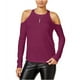 thumbnail image 1 of Camiseta básica con hombros descubiertos Chelsea Sky para mujer, rojo, grande, 1 of 1