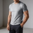thumbnail image 5 of ZToonmas Men's Mesh Quick Dry Sports T-Shirt Crew Neck Breathable Short Sleeve Tee Lightweight Sport Top for Summer, 5 of 8
