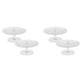 thumbnail image 1 of 4 Pack Ice Cream Cone Holder, 16 Holes Acrylic Ice Cream Cone Display Stand, Clear Waffle Hand Roll Sushi Display Rack, 1 of 8