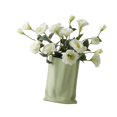 thumbnail image 4 of Bolsa de papel plisada perfecl Florero Soporte para maceta Verde con flores, 4 of 8