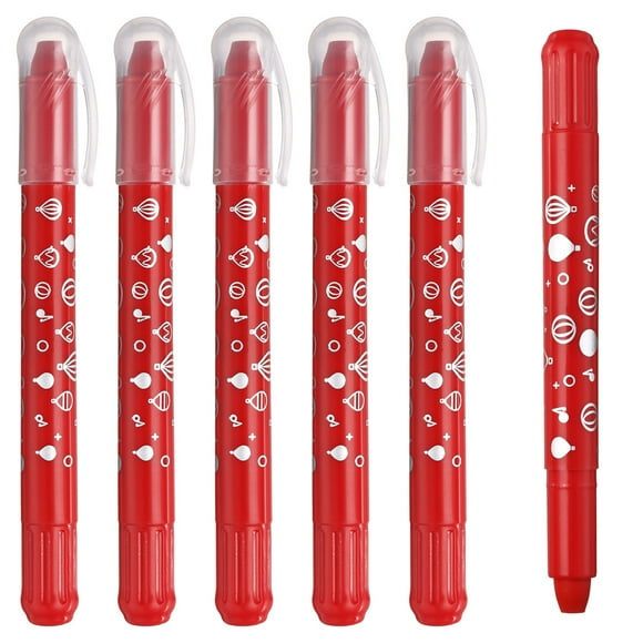 Uxcell Watercolor Gel Crayon for Coloring, Drawing, Painting, 6Pcs, Red