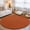 Burnt Orange, variant on Round Area Rug - 3ft Autumn Burnt Orange Non Slip Washable Circle Carpet Soft Large Floor Rugs for Living Room Bedroom Nursery Office