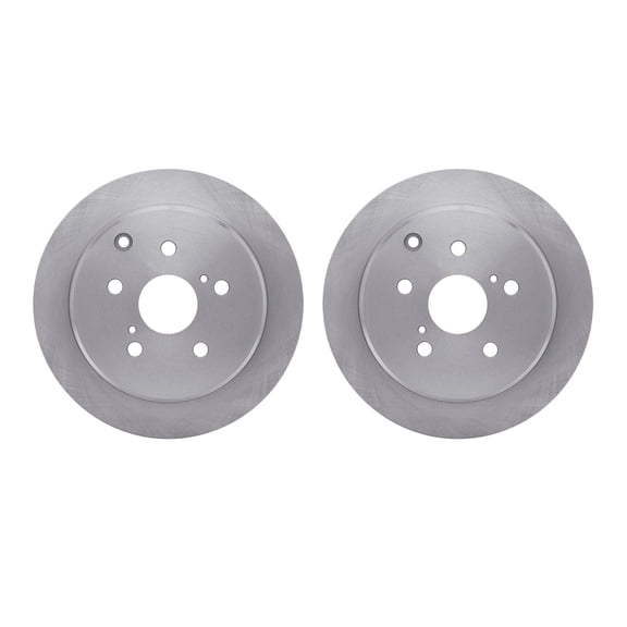 Dynamic Friction Company Rear Brake Rotors 6002-76100
