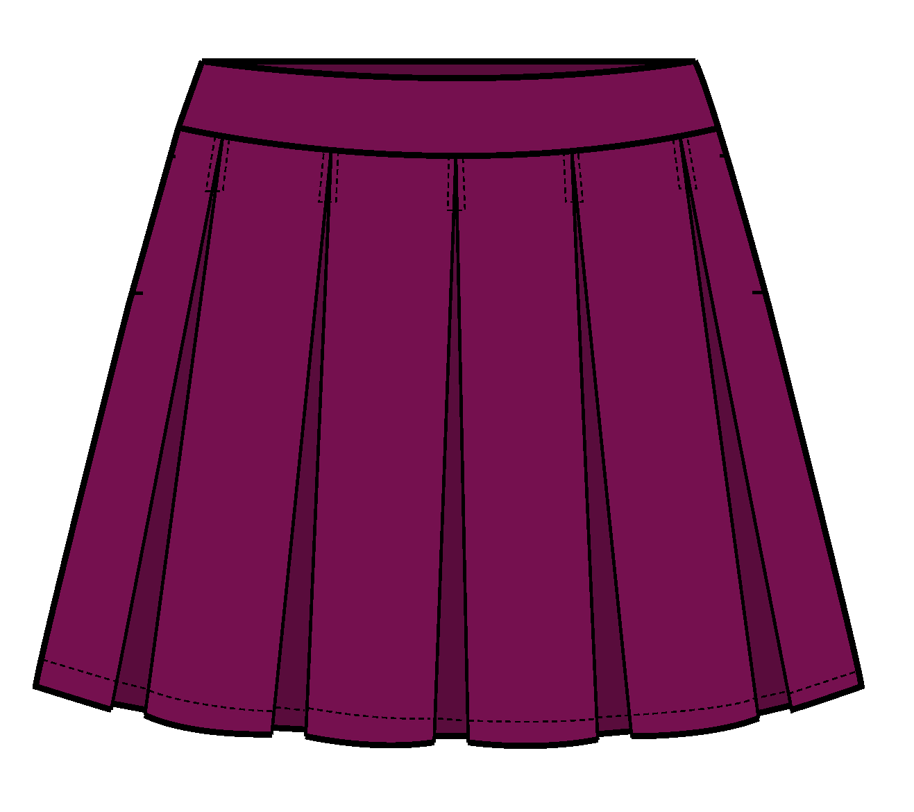 Ben Hogan Women's Performance 16-Inch Box Pleat Solid Golf Skort, Sizes XS-XXXL