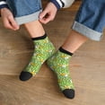 thumbnail image 3 of Fuzoiu Cartoon Duck Print Adult Socks, Crew Moisture-wicking Socks, Unisex Cushion Crew Socks,Casual Sports Ankle Socks, 3 of 7