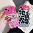 thumbnail image 2 of Carcasa Para Teléfono Xiaomi Redmi 6A 9A 4A 5A 9C 8 10C K20 K30 Note 11 Pro 10S 11S 8 9 9S 5A Y1 10 5G Funda Protectora De Cámara De Corazón Dulce Rosa Roja Suave Transparente De Dibujos Animados, 2 of 4