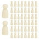 thumbnail image 1 of Uxcell 50 Paquete de Muñecos de Madera Sin Terminar, 1" x 1/2" Figuras Familiares de Madera en Blanco para Pintura, Decoración, Proyectos de Arte en Manualidades, Color Madera, 1 of 6