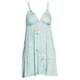 thumbnail image 5 of Flora Nikrooz Tinsley Floral Print Modal Chemise Blue XS, 5 of 6