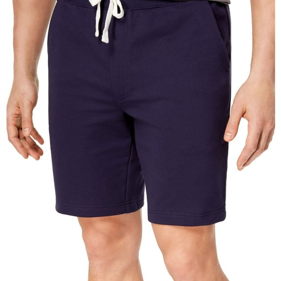 Club Room Mens Knit Casual Walking Shorts, Blue, Small