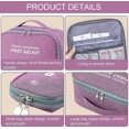 thumbnail image 3 of Botiquín de primeros auxilios vacío de 2 piezas, caja médica, bolsa de medicina portátil, bolsa de emergencia médica impermeable, bolsa de medicina de gran capacidad, almacenamiento de medicina, 3 of 5