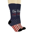 thumbnail image 2 of ThisWear Dad Birthday Gifts Dad for President Funny Dad Novelty Socks Fathers Day Present 1-Pair Crew Socks, 2 of 5