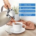thumbnail image 4 of Asiulalt 2.3L/ 78oz Stainless Steel Thermal Carafe, Coffee Carafe Jugs with Lid, Double Walled Vacuum Insulated Coffee Pot with Press Button Top for, 4 of 7
