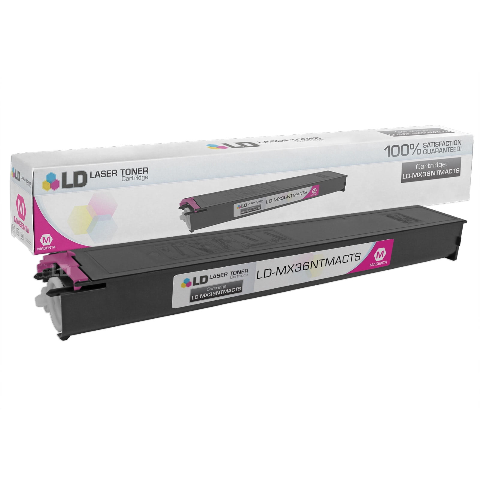 LD Compatible Replacement for Sharp MX-36NTMA Magenta Laser Toner ...