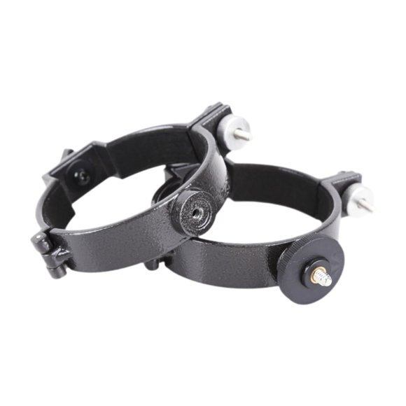 Anillos para tubos de telescopio,Anillos de tubo de telescopio de metal portátiles,Piezas de anillos de montaje para tubos de telescopio,Accesorios para telescopios Astronomía,Fácil