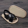 thumbnail image 4 of Baby Boys Girls Sandals Cotton Sole PU Leather First Walkers Infant Girls Boys Summer Shoes, 4 of 5