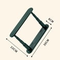 thumbnail image 6 of Mosey Wall-Mounted Hanger Organizer Stacker Telescopic Design Easy Installation Punch Free Stretchable Hanger Storage Rack, 6 of 8