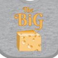 thumbnail image 4 of Inktastic The Big Cheese Boys Baby Bib, 4 of 4