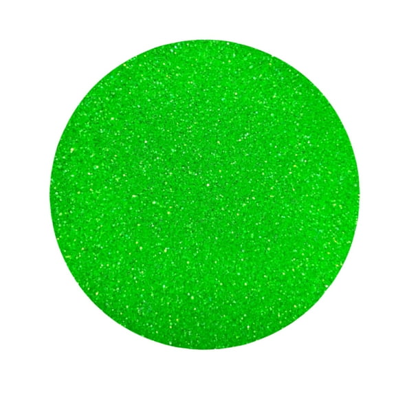 Mardi Gras Spot 8oz Glitter - Neon Green (Each)