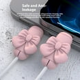 thumbnail image 6 of 2 Pairs Compatible Cord Protectors Anti Break Charging Cable Protector Silicone Texture for Phone Charging Cable, 6 of 8
