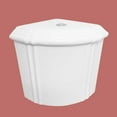 thumbnail image 2 of Renovators Supply Vitreous China White Corner Toilet Tank, 2 of 16