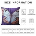 thumbnail image 6 of COMIO  Butterfly Decorative Throw Pillow Covers Set of 2 Made with Beautiful Craftsmanship of Monarch Butterfly Symmetrically, 6 of 6