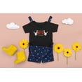 thumbnail image 5 of Old Glory Toddler Christmas Heavy Metal Horns Short Sleeve T Shirt, 5 of 6