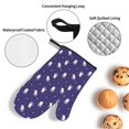 thumbnail image 3 of Daiia Astronaut Rabbit Pattern Oven Mitts and Pot Holders 4 pcs Set,High Heat Resistant 500 Degree Extra Thicken Long Kitchen Cotton Oven Glove, 3 of 6