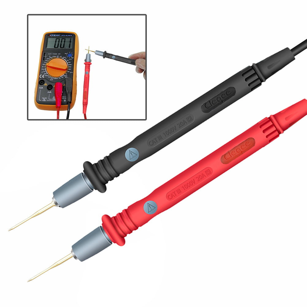 21IN1 Multimeter Test Lead Kit for Fluke Electrical Alligator Clip Test Probe 