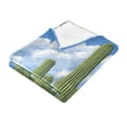 thumbnail image 3 of Huge Cactu Throw Blanket 60" x 90" Soft and Warm Blankets for Couch Sofa and Bed, 3 of 7