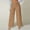 Brown, variant on Sakmal Women's Pants Khakis Work Wide Leg Dressy Trousers Pink High Waisted Plain Full Length Pants with Pockets