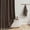 Brown, variant on Stall Fabric Shower Curtain - 54x72 Inch Boho Linen Weighted Striped Shower Curtain Set with 10 Hooks, Narrow Rustic Modern Farmhouse Neutral Thick Cloth Shower Curtains for Bathroom - Taupe/Tan